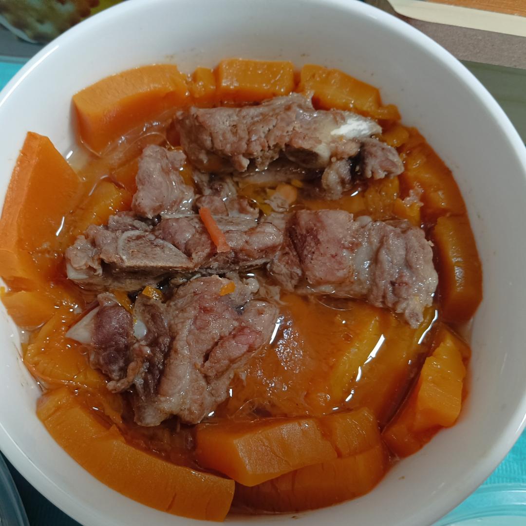 排骨蒸南瓜