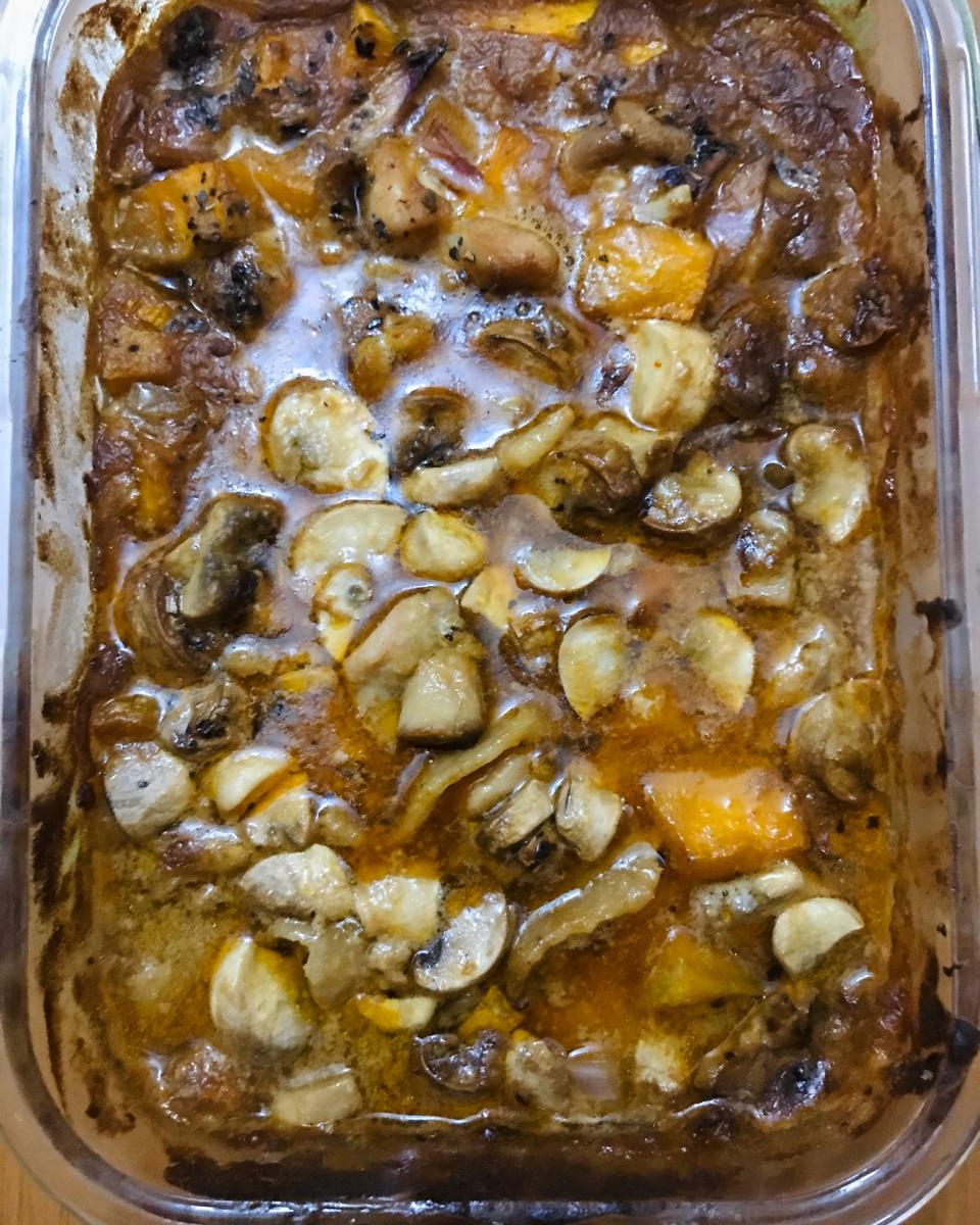 泰式香椰芋头南瓜咖喱慢烤鸡【北鼎烤箱食谱】