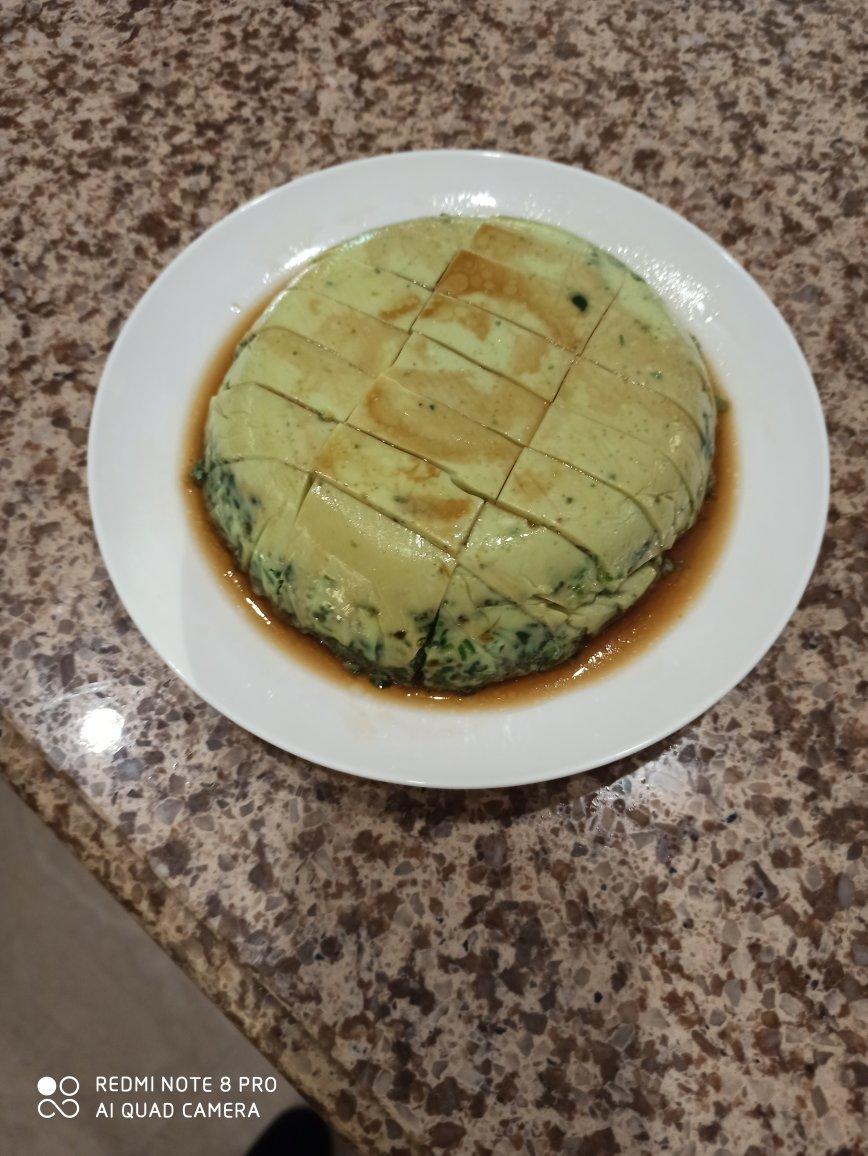 【快手辅食】菠菜蒸鸡蛋糕（12m+）