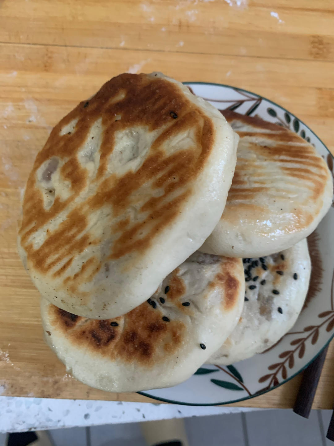 大葱猪肉馅饼（发面）