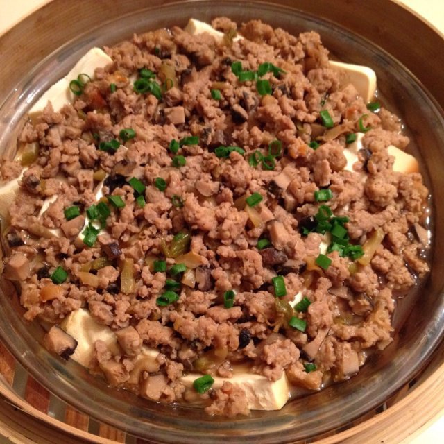 肉末蒸豆腐