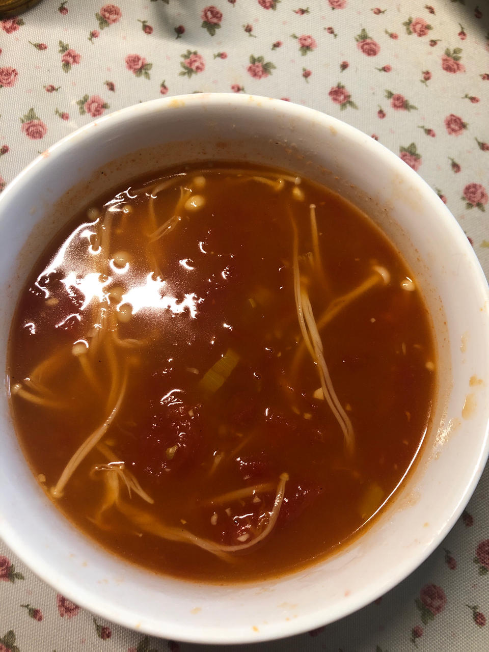 🔥低脂低卡好喝到爆炸的番茄金针菇汤