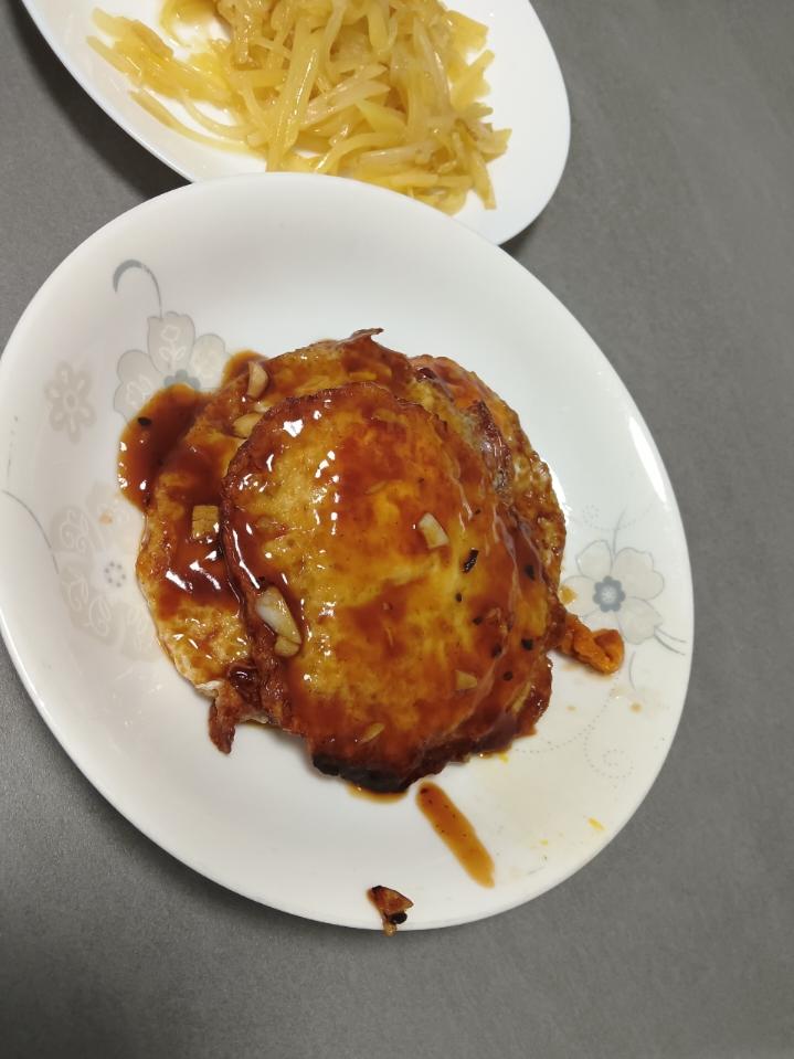 鸡蛋神仙吃法～给肉都不换的糖醋荷包蛋