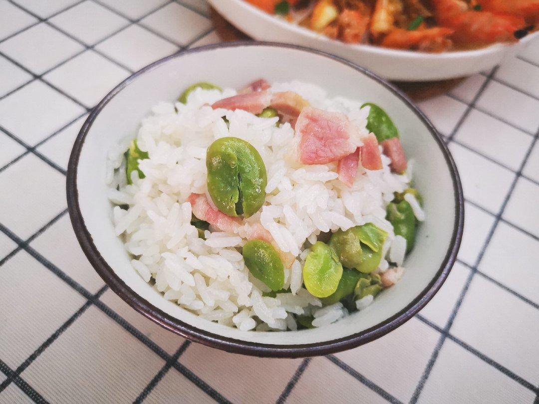 咸肉蚕豆饭