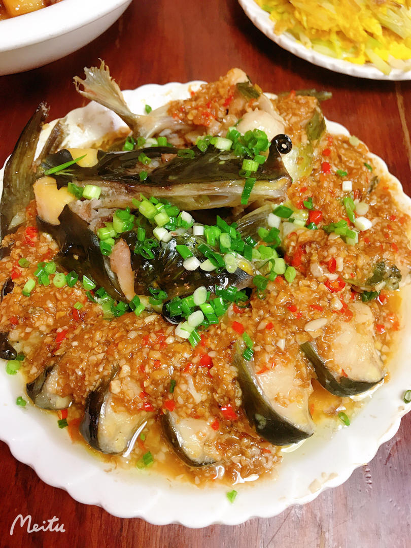 孔雀开屏清蒸鱼