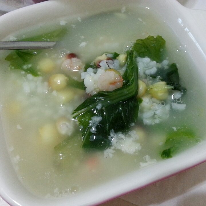 蔬菜虾仁粥