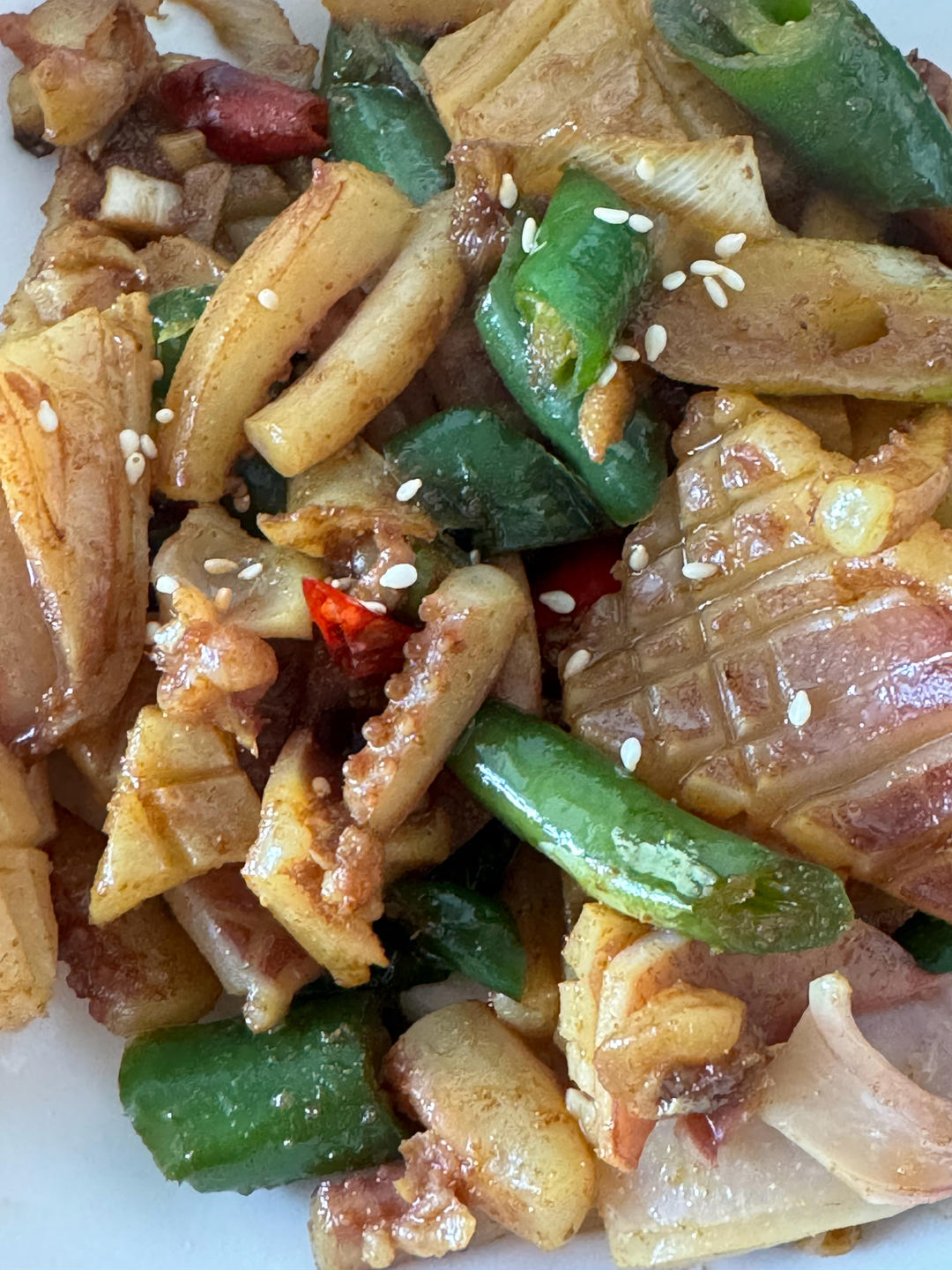 爆炒鱿鱼