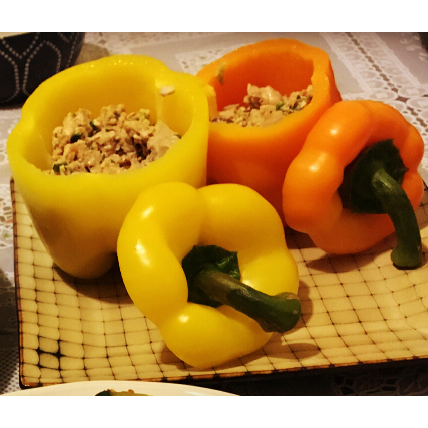 彩椒酿肉