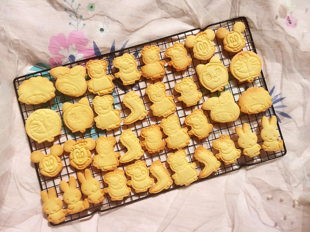 卡通黄油饼干