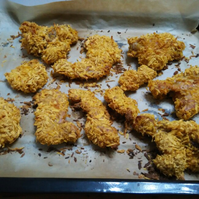 香酥烤鸡块