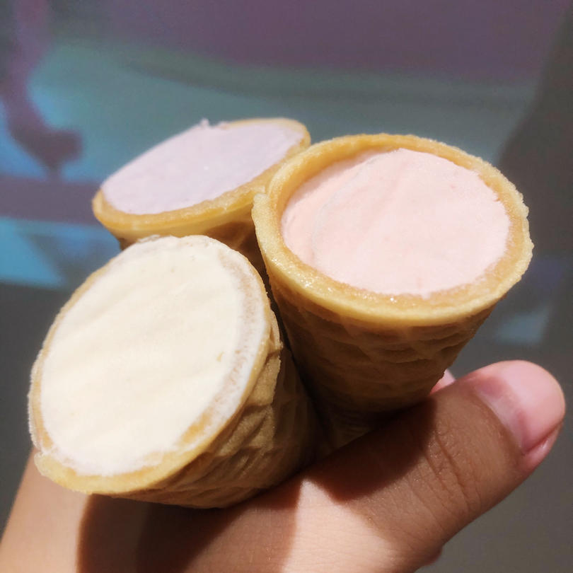 柔软丝滑的无蛋冰淇淋