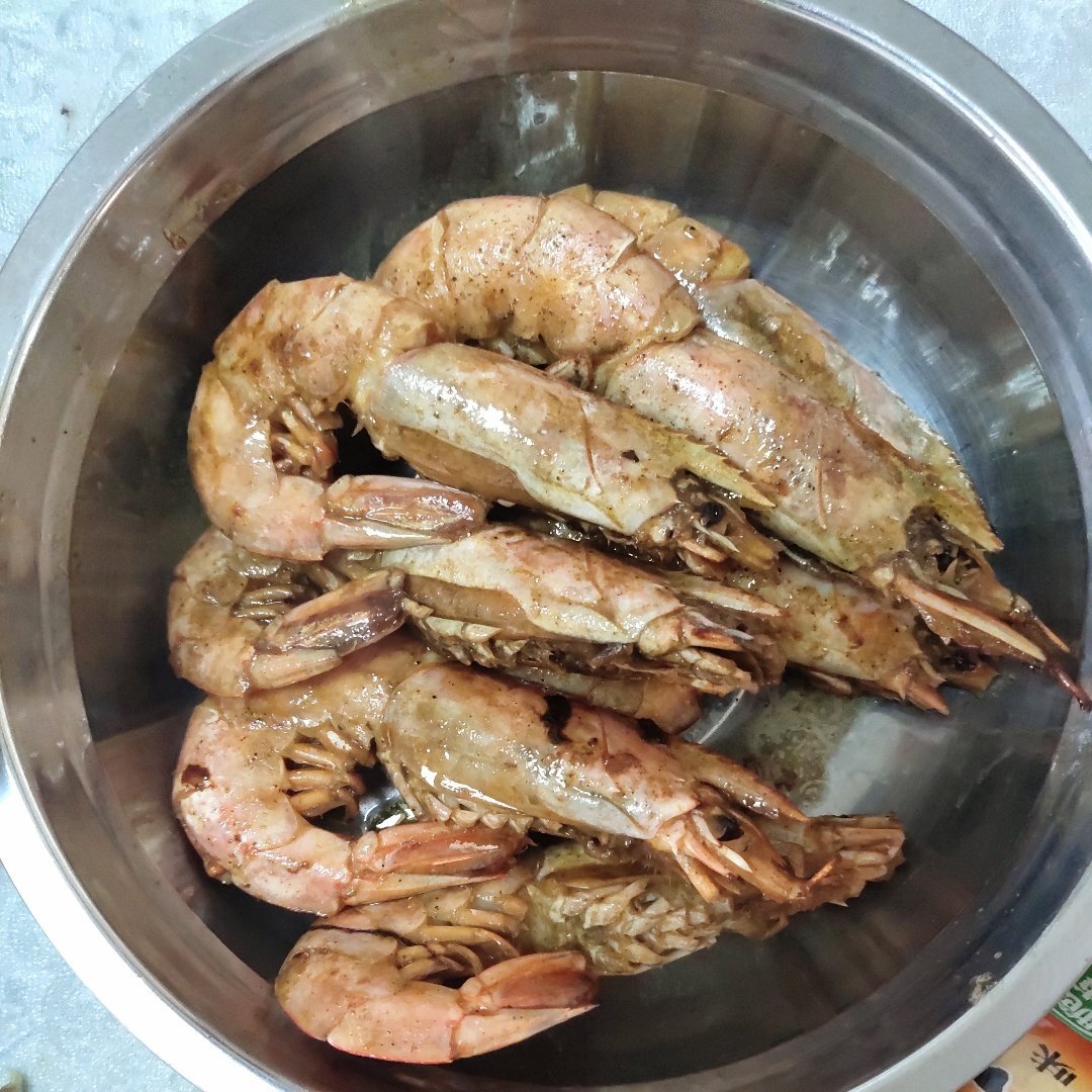 炒黑胡椒阿根廷红虾