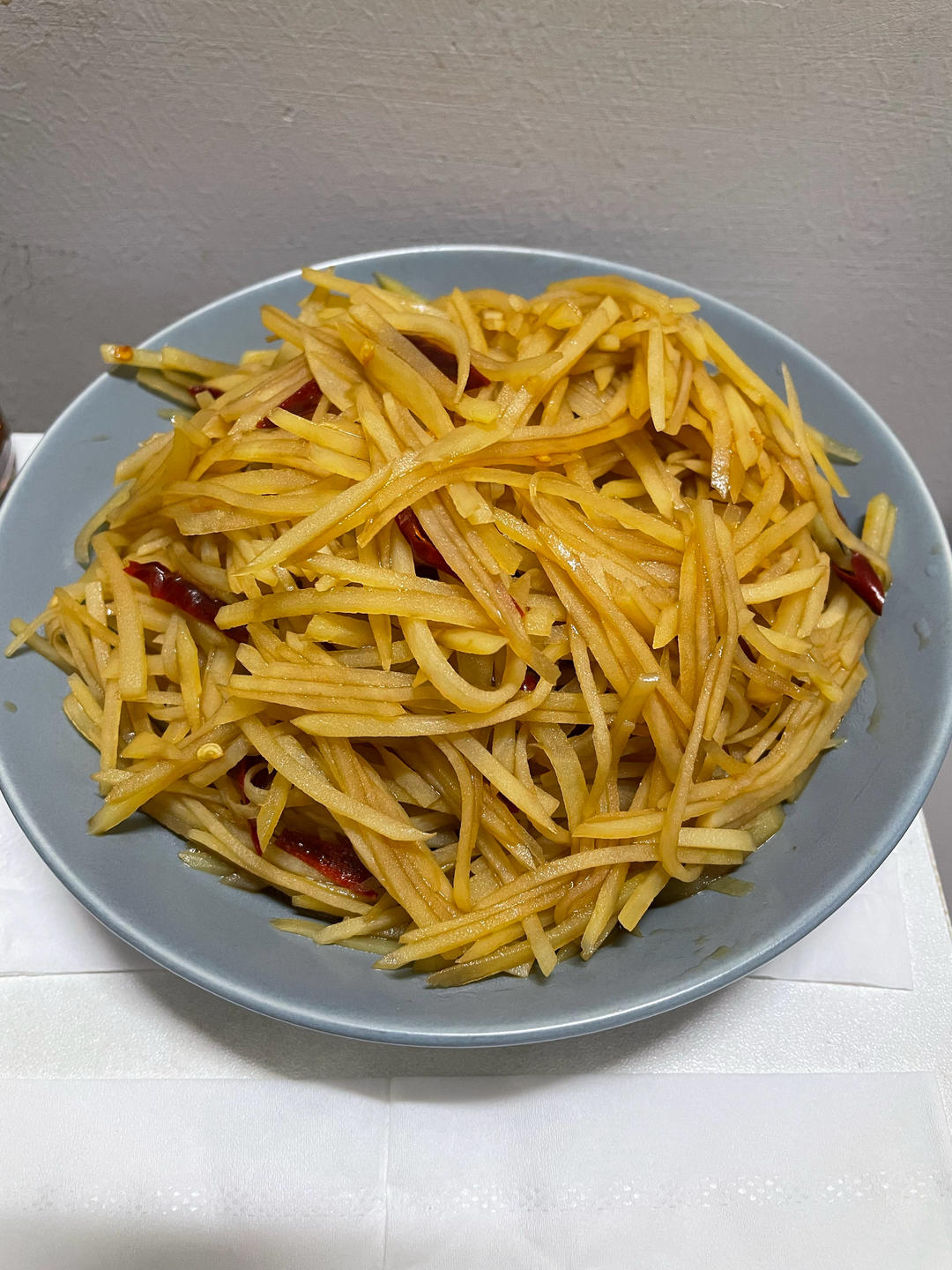 酸辣土豆丝的家常做法 超级下饭