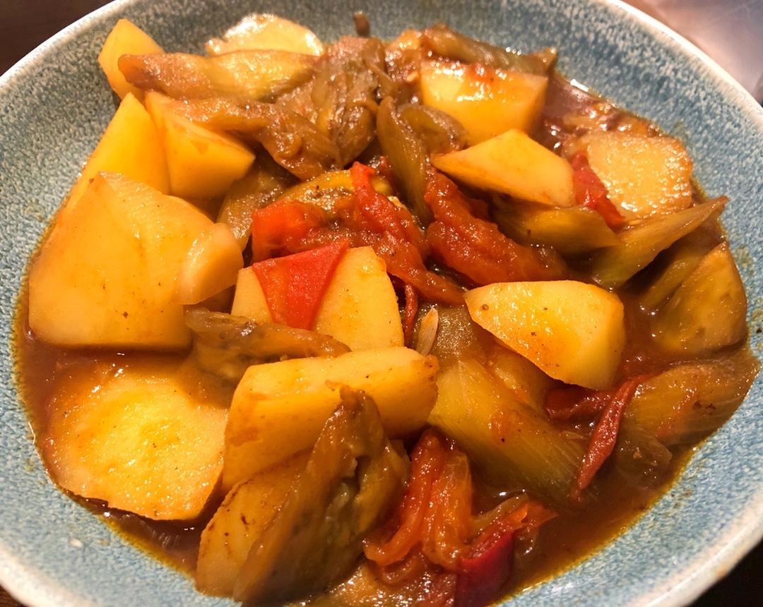 土豆烧茄子