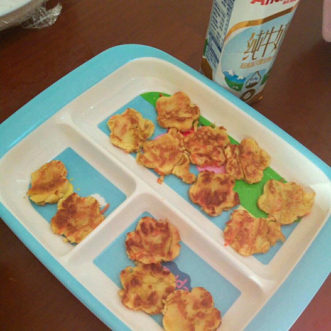 胡萝卜鸡蛋饼