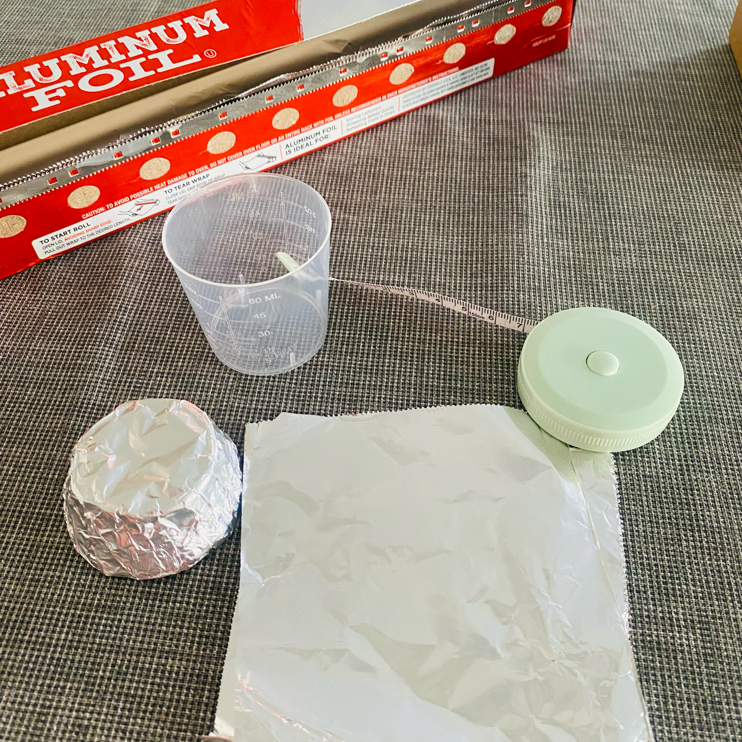 用锡纸制作做杂粮包的模具及使用方法
