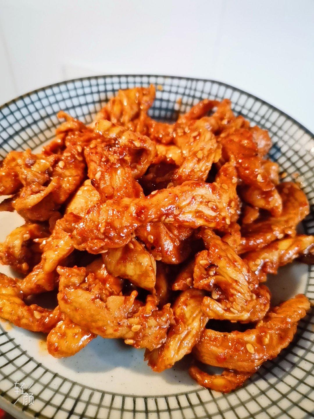 减肥低脂 孜然鸡胸肉