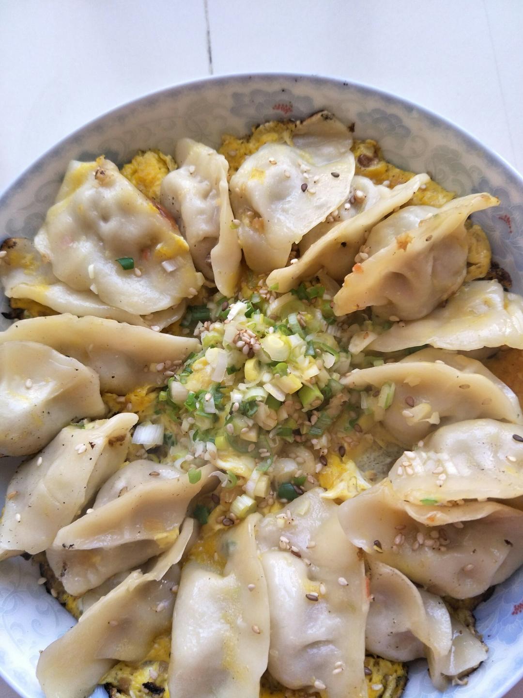 懒人快手抱蛋煎饺