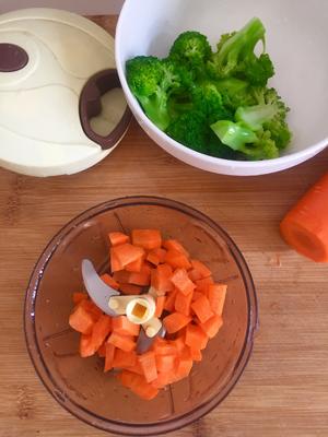 宝宝餐蔬菜瘦肉粥的做法 步骤3