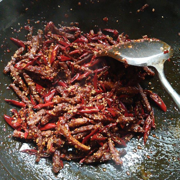 麻辣牛肉干