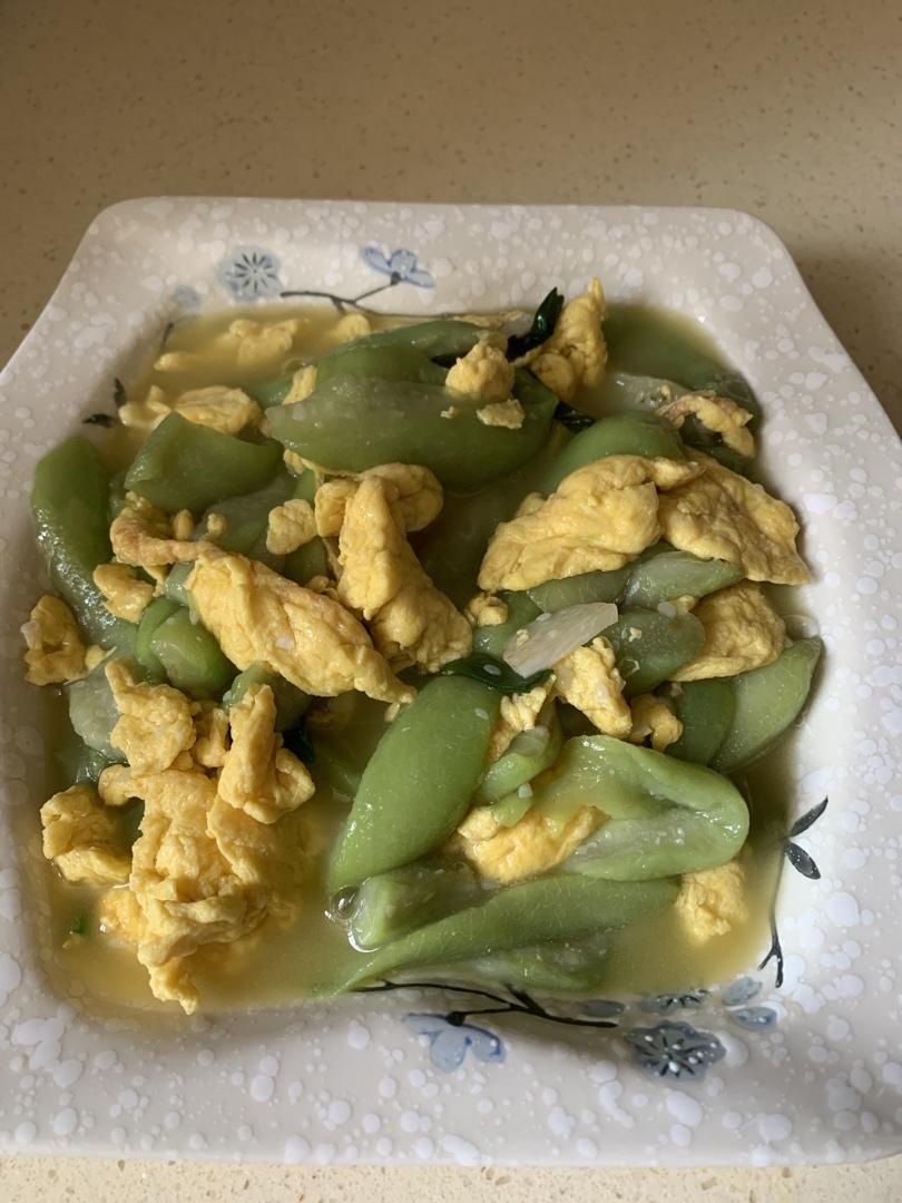 丝瓜炒鸡蛋
