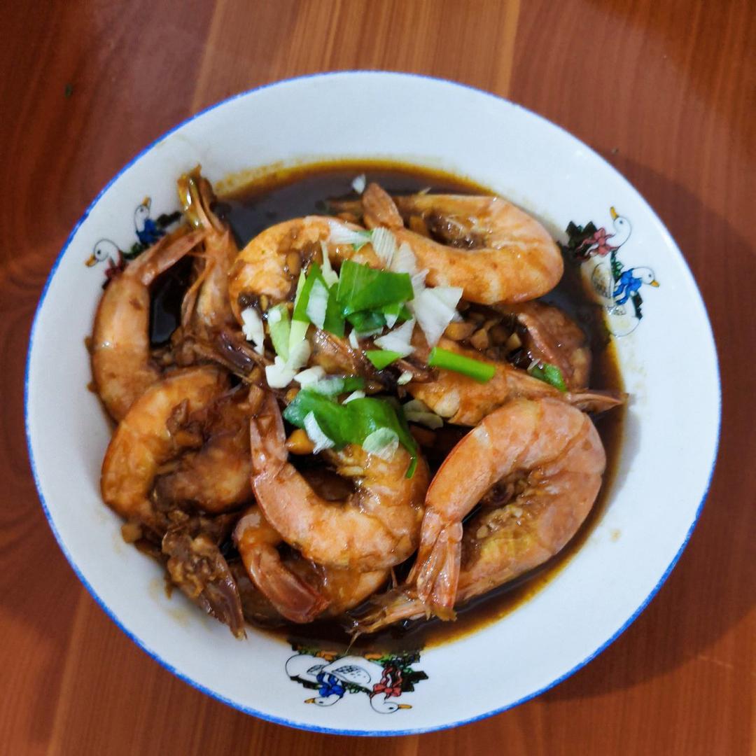 家庭版油焖大虾