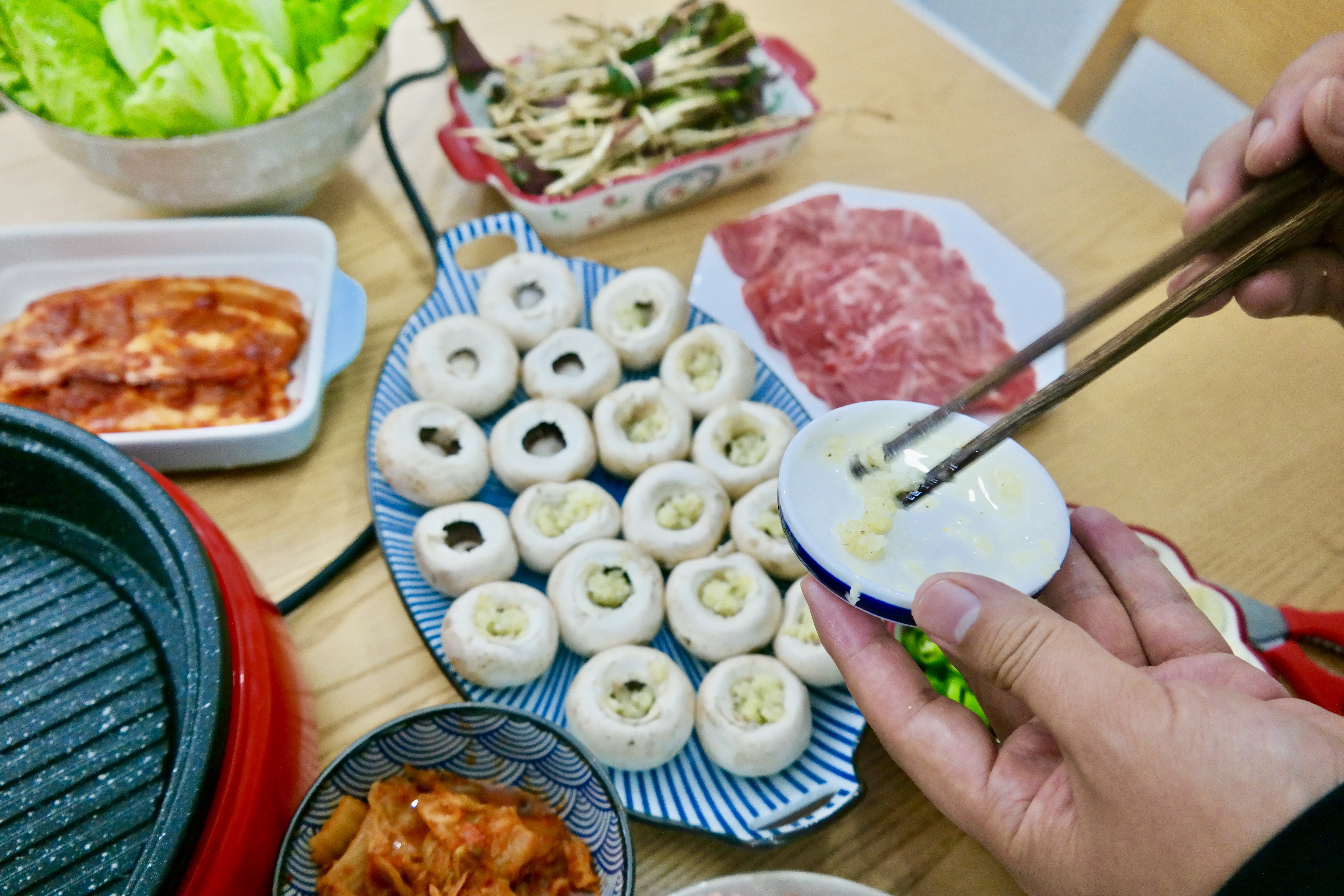 在家吃韩国烤肉的做法 步骤17