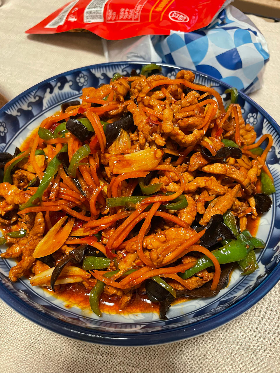 超级下饭鱼香肉丝（不辣版）