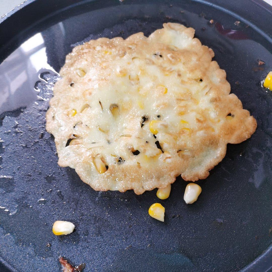 甜玉米蛋饼早餐