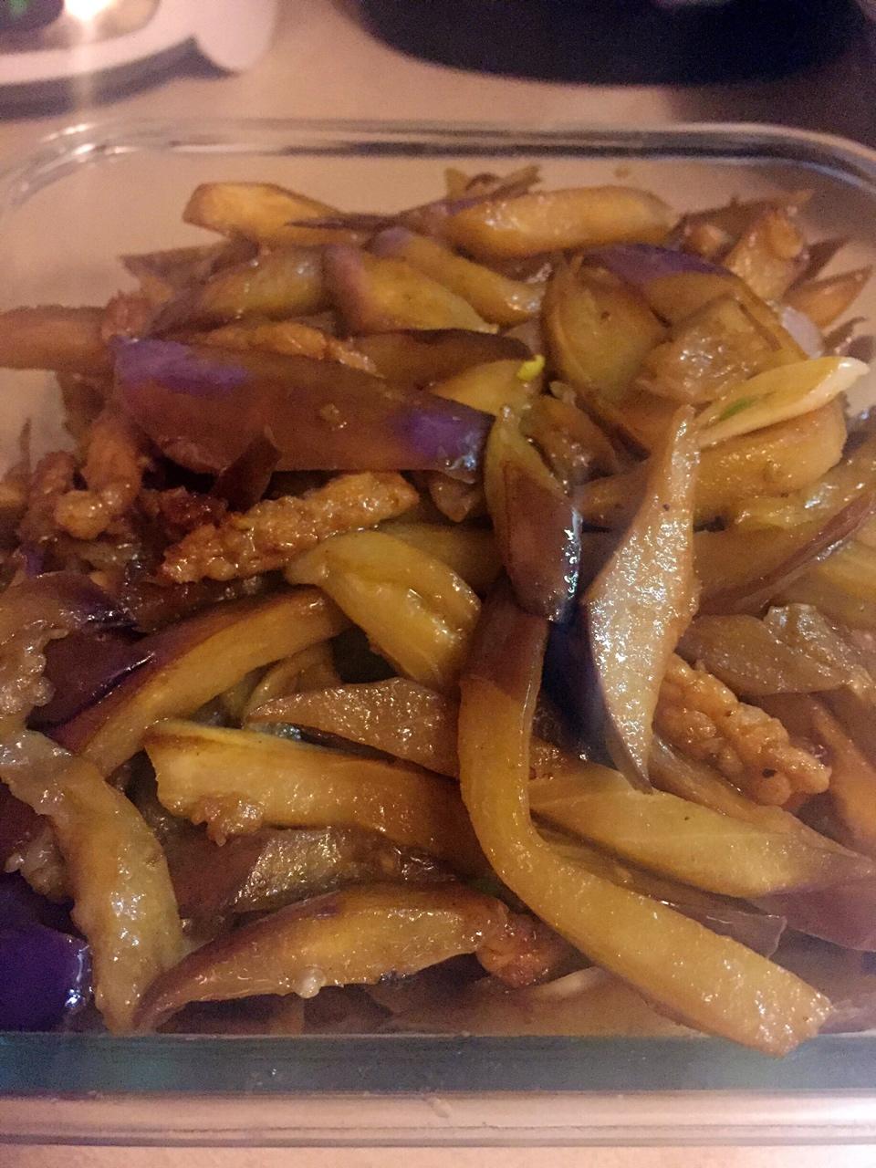 老丁的私房菜-油焖茄子