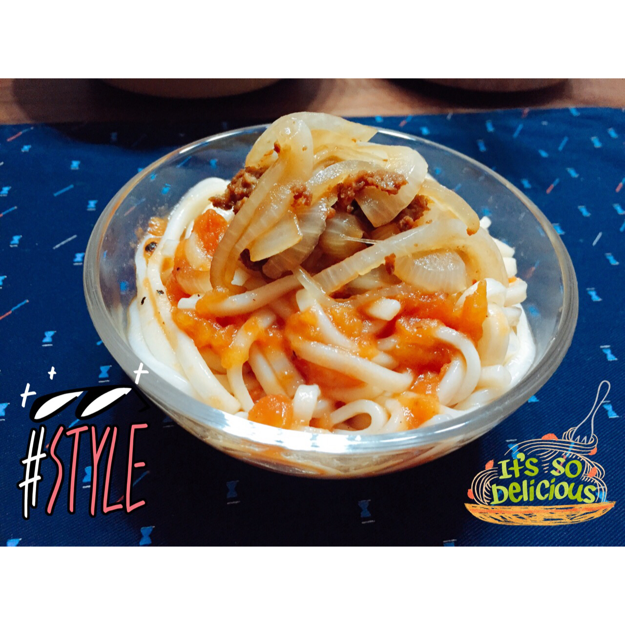 番茄肥牛热拌乌冬「厨娘物语」