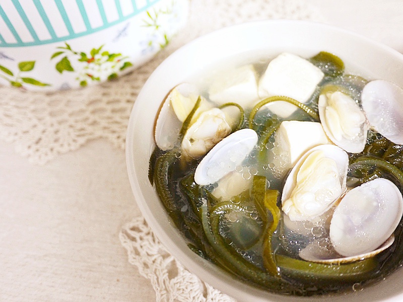 蛤蜊海带豆腐汤