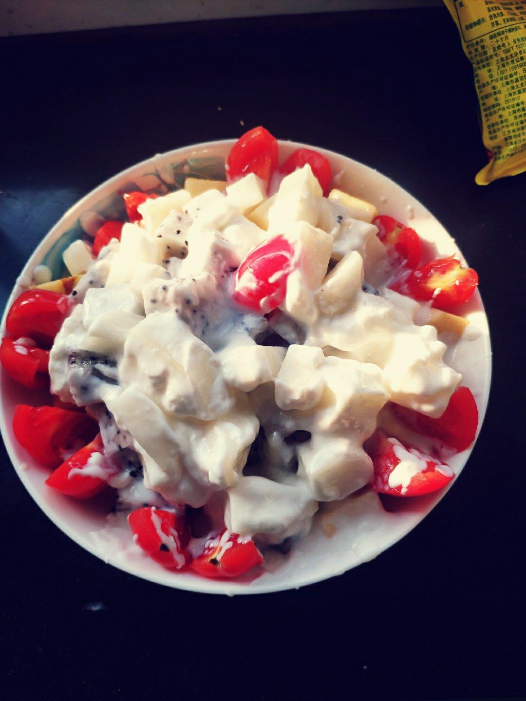 酸奶水果沙拉