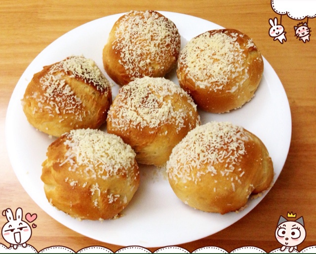 猪油雪花酥蓉面包