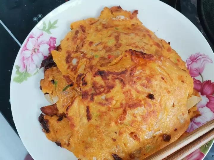 堂妈教你做泡菜饼