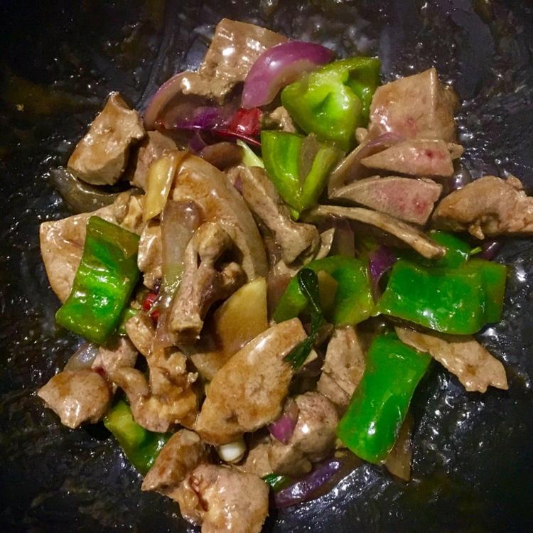 嫩炒猪肝