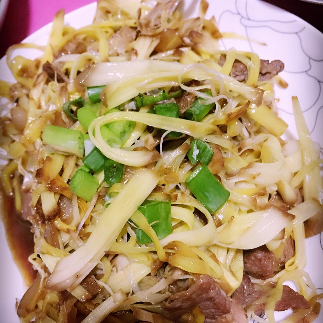 菠萝蜜丝炒肉