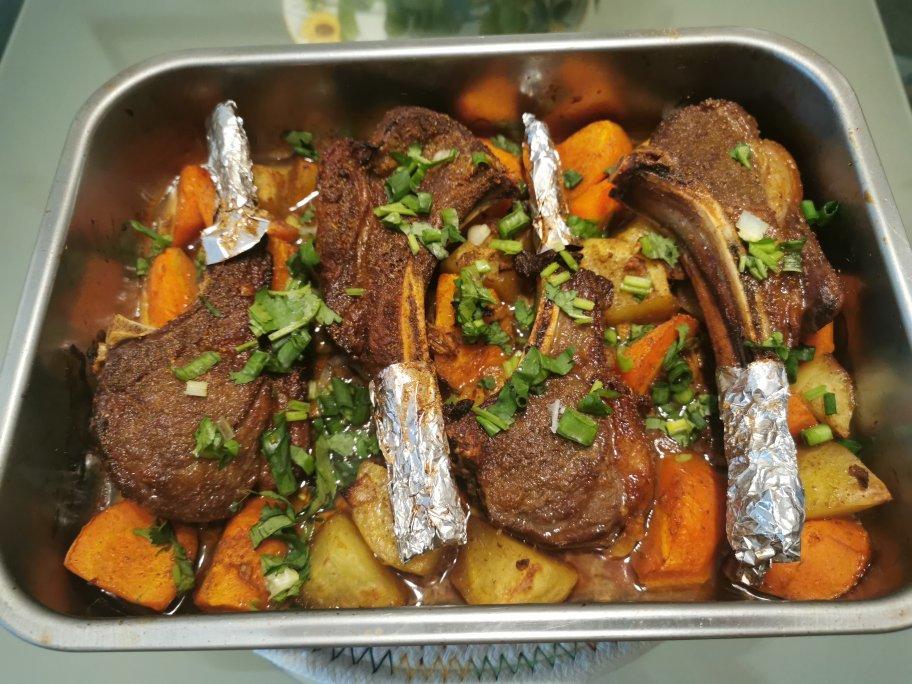 超好吃的烤羊排烤箱版