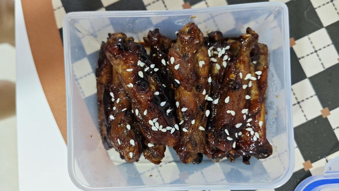 蜜汁鸡翅•不需要蜂蜜的蜜汁鸡翅