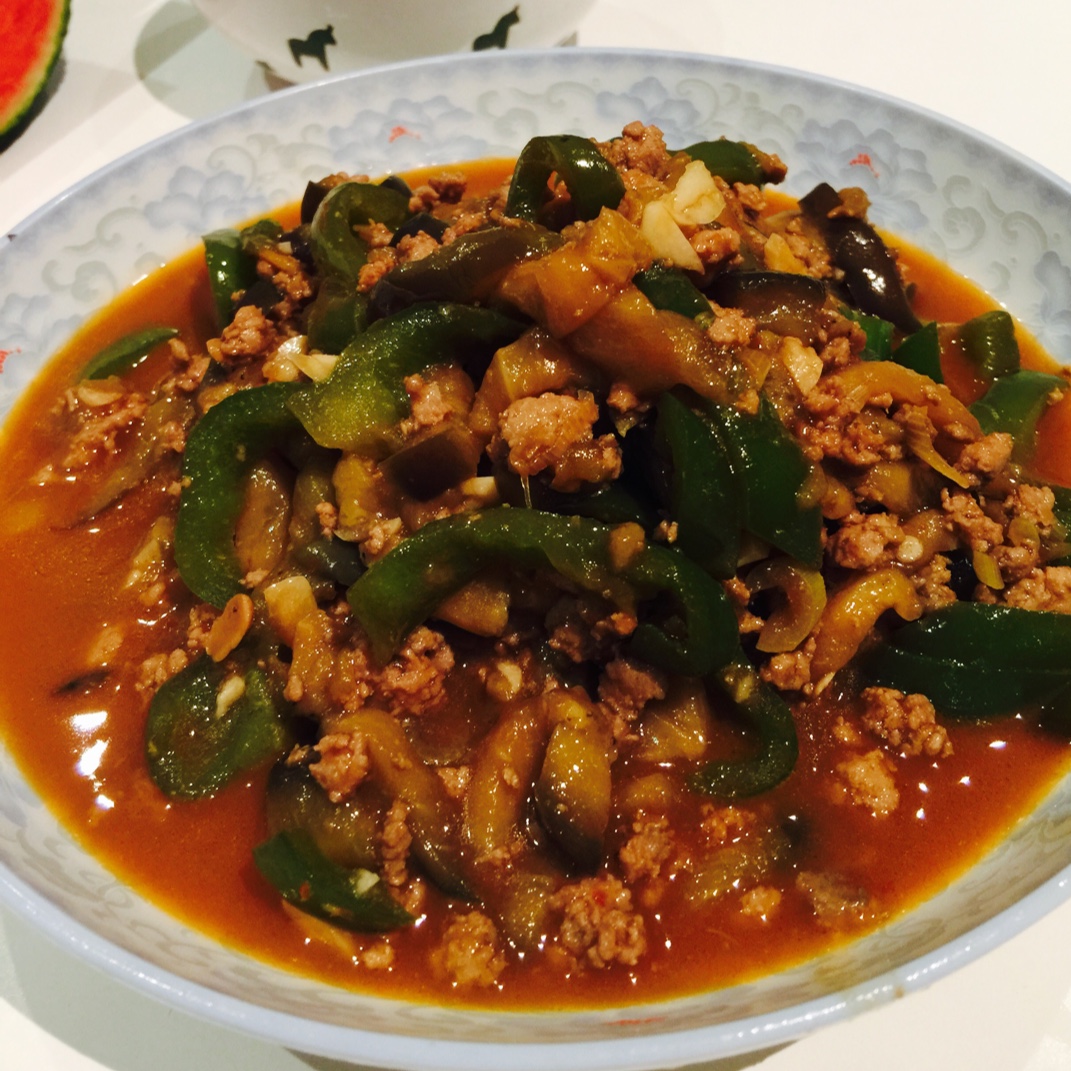 下饭神菜：肉末茄子