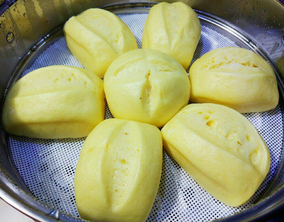 奶香玉米面馒头