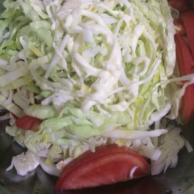 沙拉酱拌卷心菜（coleslaw）