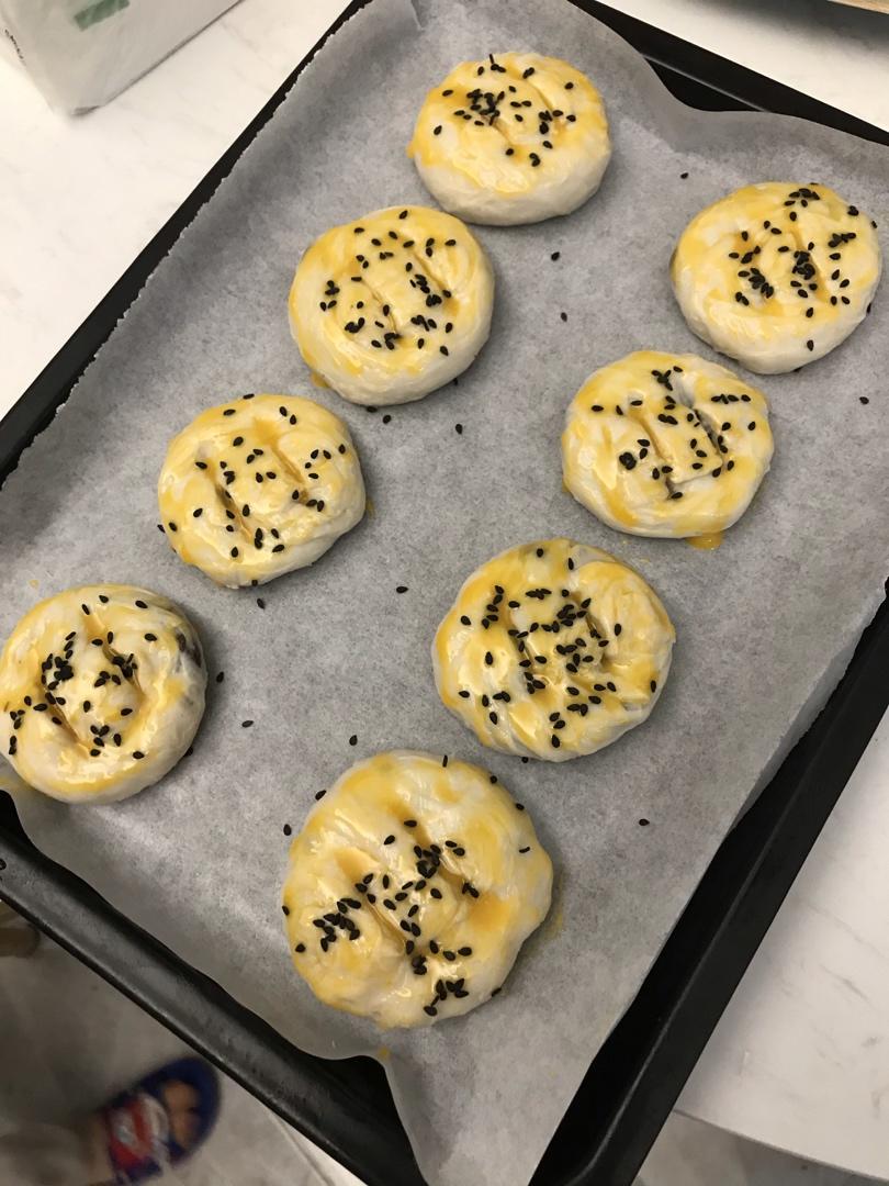 豆沙老婆饼（手抓饼版）