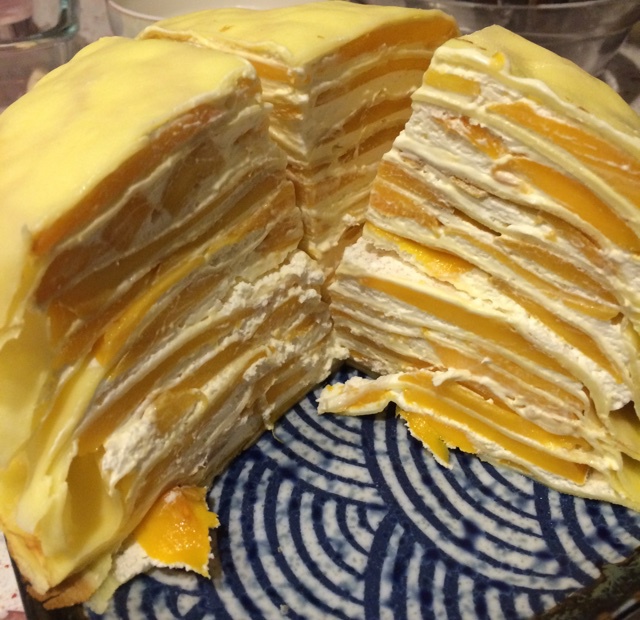 芒果千层蛋糕，100%成功告别煎皮无能