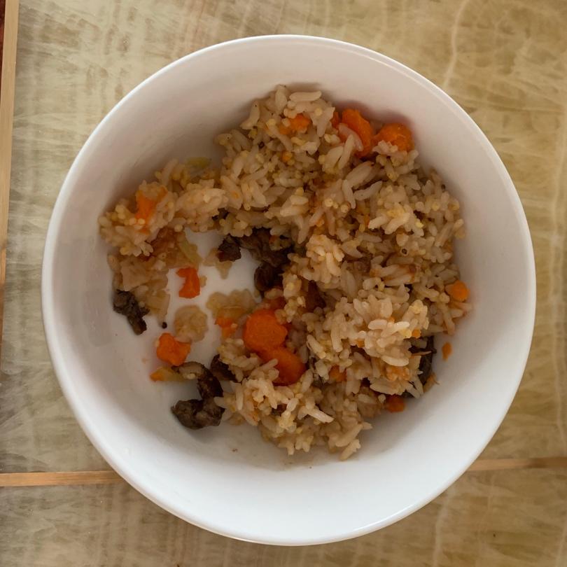 香肠焖饭