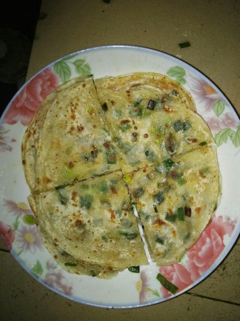 葱油饼（饺子皮 懒人快手版）