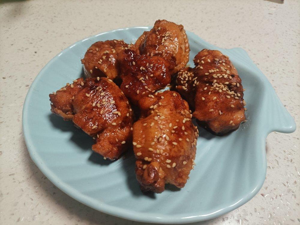 【鸡翅酿虾滑】
