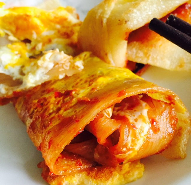 跪下叫爹做的烤冷面