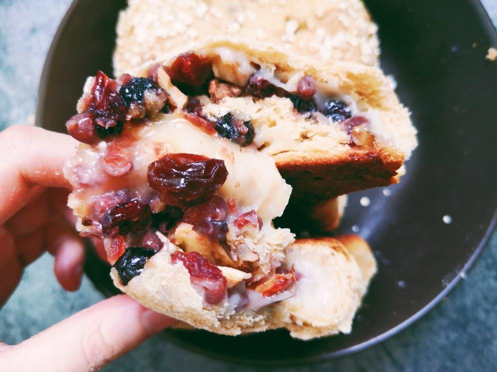 麻薯红豆夹心面包（电饭煲版免揉）