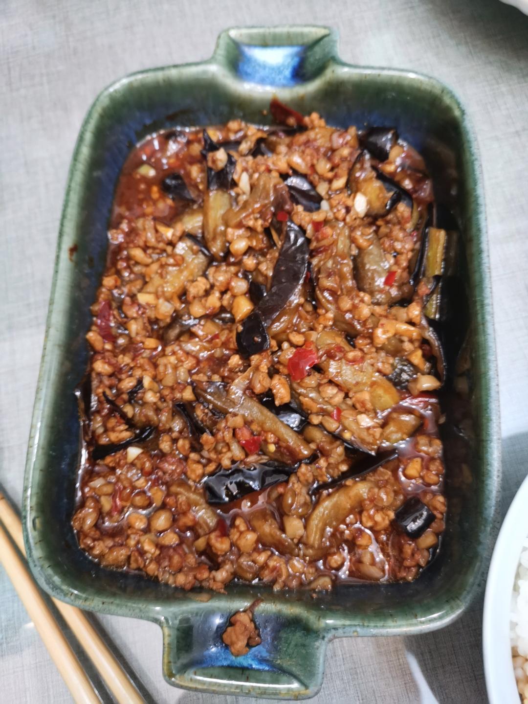 无敌好吃巨下饭的家常菜～肉沫茄子